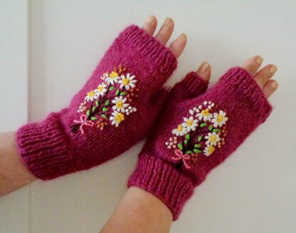 Daisy Mittens Gloves