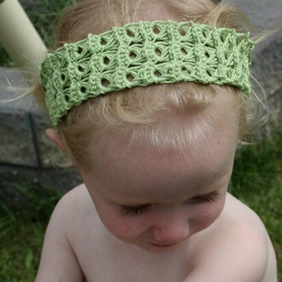 Broomstick Lace Headband Pattern