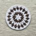 Scandi Snowflake Crochet Coaster