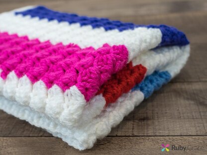 Sedge stitch baby online blanket