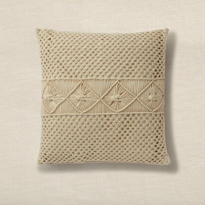 DMC Cushion Macramé Kit - 40 × 40 cm