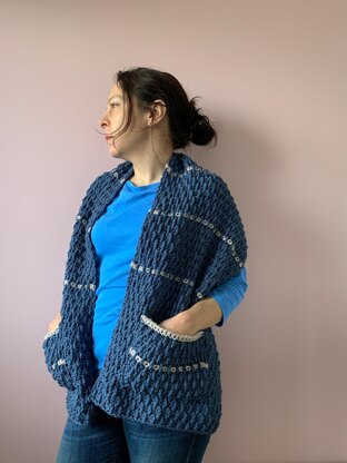 The Bumps Pocket Shawl