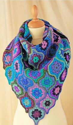 Mystical Lanterns Shawl