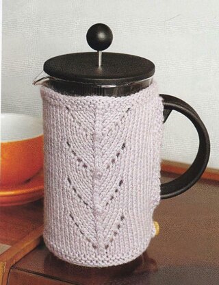 Lace Panel Caffetiere Cosy