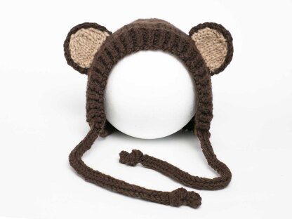 Bear Ears Pixie Bonnet