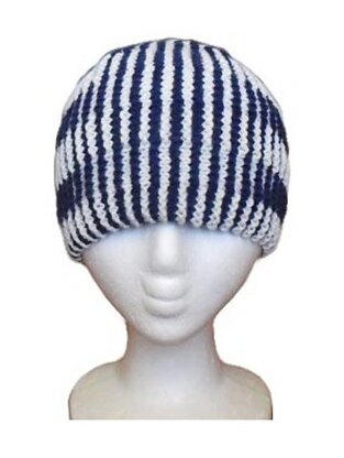 Double Stripes - Illusion Knit Hat