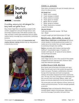 Kp5626 Busy Hands Doll