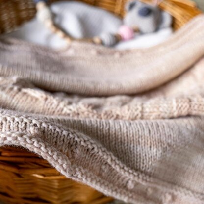 Blanket "Wicker basket"