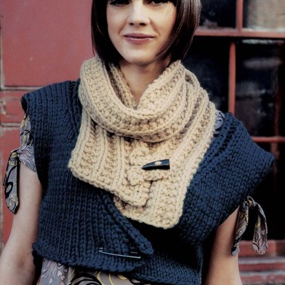 Vaniila Scarf in Rowan Big Wool - Downloadable PDF