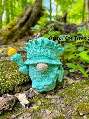 USA Patriotic Gnome, Statue of Liberty