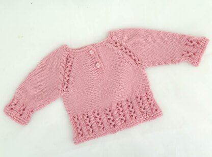 Sweet Lizzie Top Down Pullover