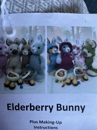 Berty Bunny in Flutterby wool #2