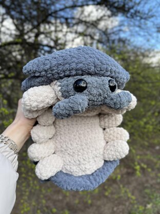 Plush Roly Poly Pill Bug
