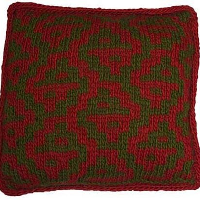Easy Mosaic Knitting Pillow