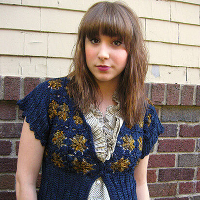 Linda Permann Starry Night Cardigan PDF