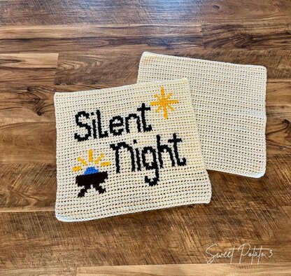 Silent Night Pillow Cover