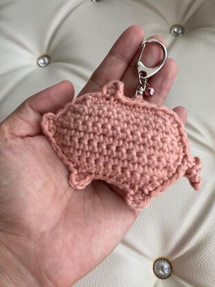 Pig Silhouette Charm