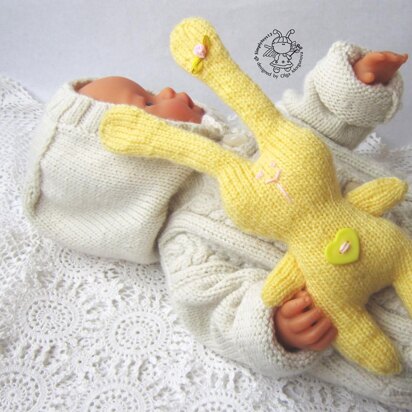 Yellow Bunny for small babies