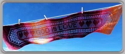 God Is Love - Scarf - Crochet Patten