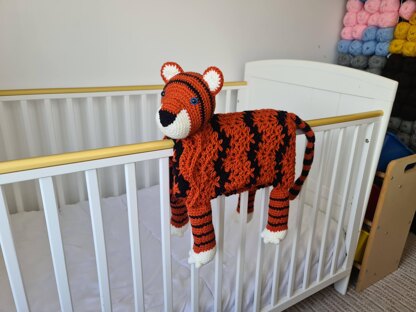 3in1 Jungle Tiger Baby Blanket