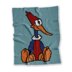 C2C CROCHET PATTERN Woody Woodpecker Blanket Funny Bird Throw Colorwork