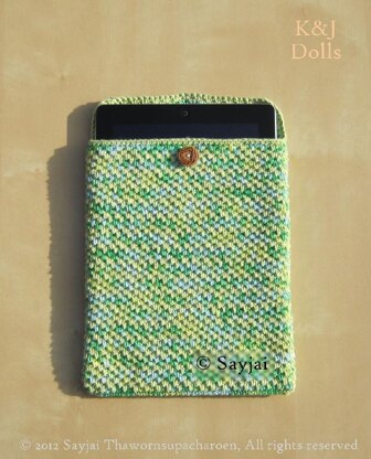 Red & White iPad Case Crochet Pattern