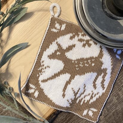 Woodland Fawn Potholder