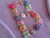 Floral Initial Embroidery Knitting Baby Sweater