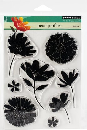 Penny Black Clear Stamps - Petal Profiles