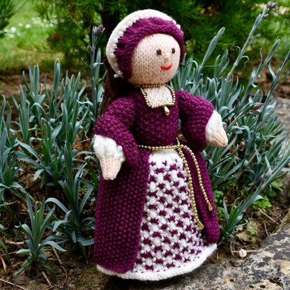 Catherine - A Tudor Doll Knitting Pattern - Toy Knitting Pattern