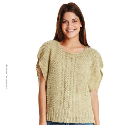 Drapey Tee Top in BC Garn Loch Lomond - 2372BC - Downloadable PDF