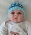 Amity - Babies two colour slip stitch beanie