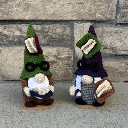 Bookworm Gnome Amigurumi