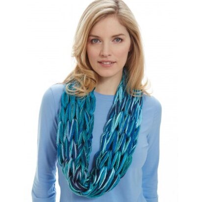 I-Cord Arm Knit Cowl in Patons Decor