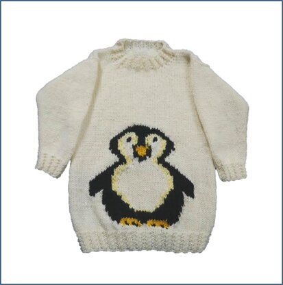 Penguin Jumper and Hat Knitting pattern by iKnitDesigns | LoveCrafts