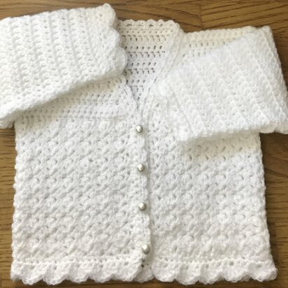 'Paris' Crochet Cardigan Pattern for Baby or Child