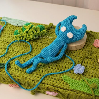 Blue Yarn Spirit-Inspired Amigurumi Pattern (Blue Version) – Digital PDF