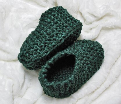 74-Men's Easy Peasy Garter Stitch Slippers