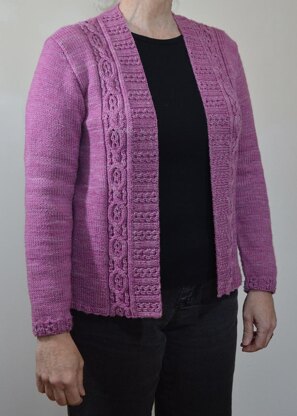 Mireille Cardigan Knitting pattern by Valerie Hobbs | LoveCrafts