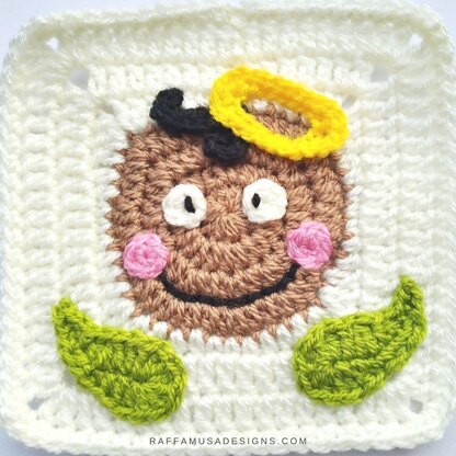 Angel Granny Square Crochet pattern by RaffamusaDesigns | LoveCrafts