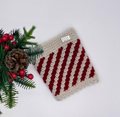 Peppermint Cup Cozy