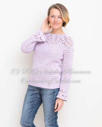 Berries Yoke Sweater / Top