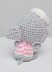 Ellie & Eugene Crochet Elephants in Red Heart Amigurumi - LM6276 - Downloadable PDF