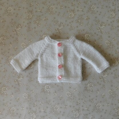 Easy knit best sale premature baby cardigan