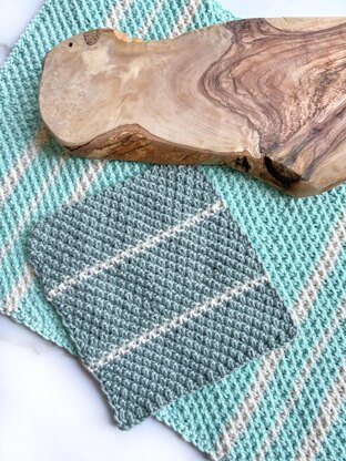Inlet Towel and Dishcloth