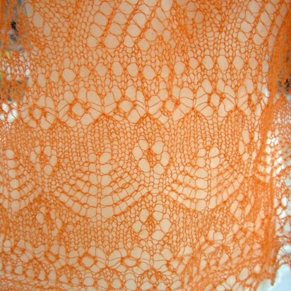 Mandarin lace shawl