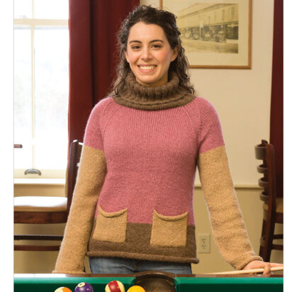 Cameron Pullover in Classic Elite Yarns Chalet and Chateau - Downloadable PDF