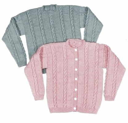 #25 Adult Cable Sweaters