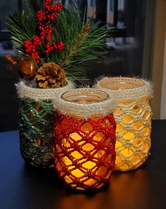 Christmas Jar Cozy