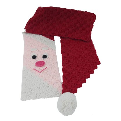 Santa Claus Scarf C2C